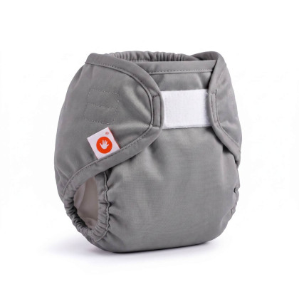 Vrchné plienkové nohavičky XKKO Newborn - Grey