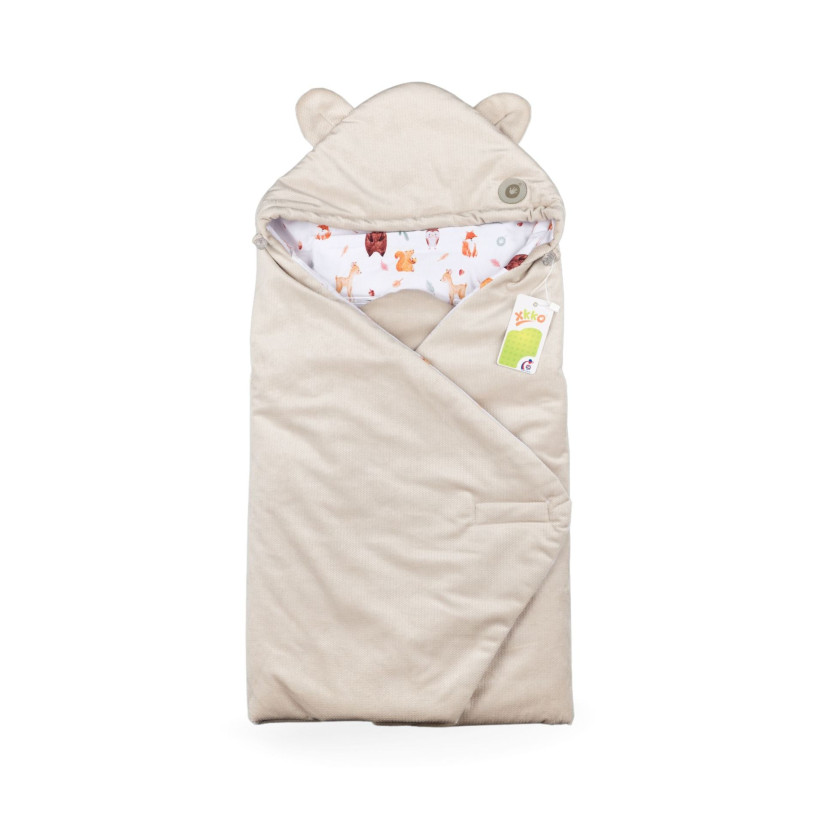 Zavinovací fusak do autosedačky XKKO LUX - Wild Forest