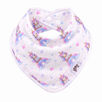 Bambusová šatka XKKO BMB Digi - Unicorns