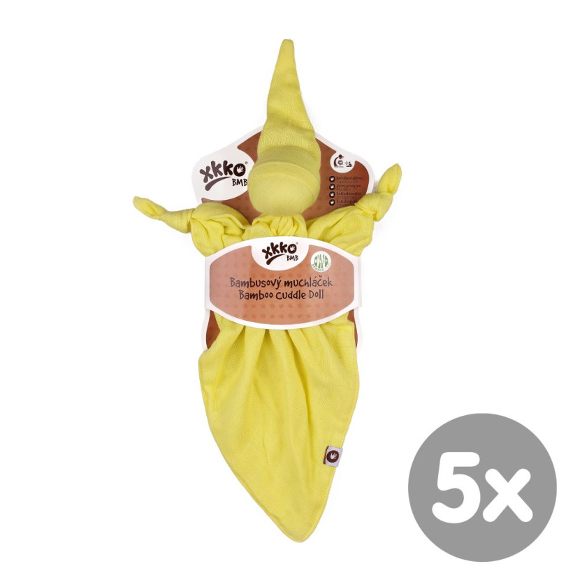 Bambusový maznáčik XKKO BMB - Lemon 5x1ks VO bal.