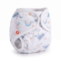 Vrchné plienkové nohavičky XKKO One Size - Sky Whale