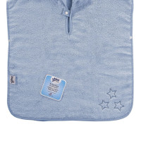 BIO Bavlnené pončo XKKO Organic - Baby Blue Stars