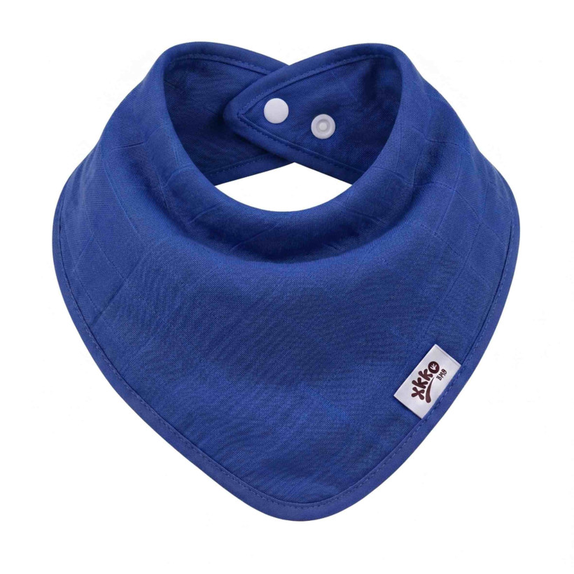 Bambusová šatka XKKO BMB - Ocean Blue 3x1ks VO bal.