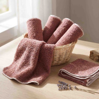 BIO bavlnené obrúsky XKKO Organic 21x21 - Mesa Rose