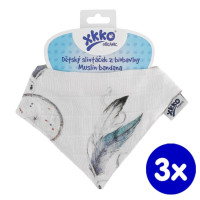 Šatka XKKO Organic - Dream Catcher 3x1ks VO bal.