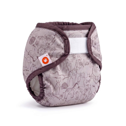 Vrchné plienkové nohavičky XKKO Newborn - Safari Atmosphere
