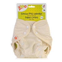 Vrchné plienkové nohavičky XKKO One Size - Pastel Yellow