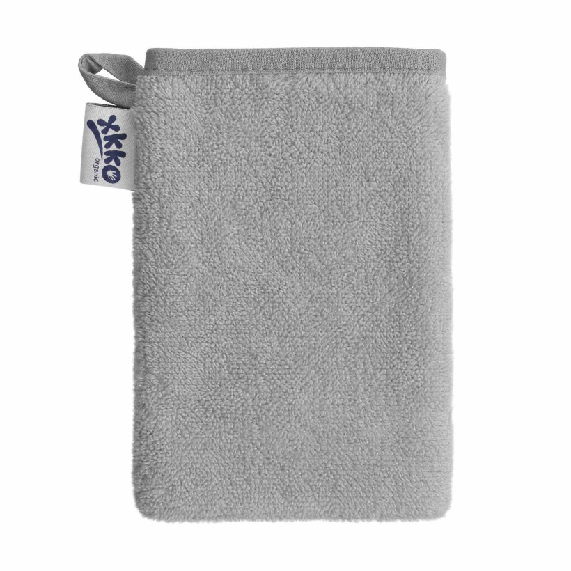 BIO bavlnené froté žinka XKKO Organic - Silver 5x1ks (VO bal.)