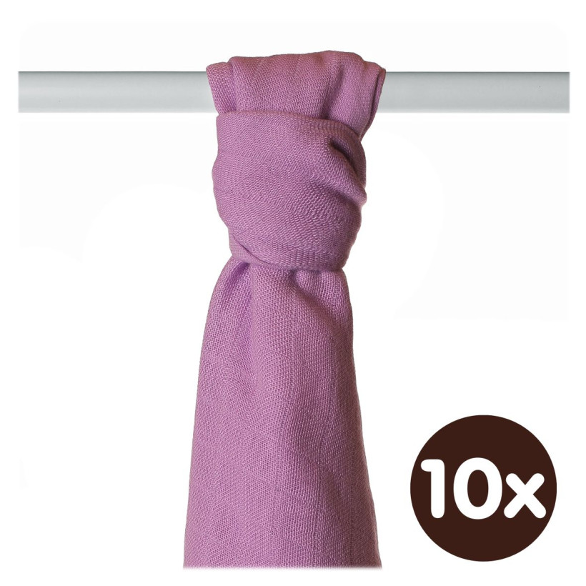 Bambusová osuška XKKO BMB 90x100 - Violet 10x1ks VO bal.