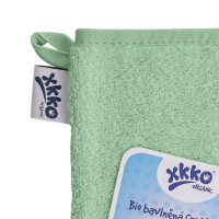 BIO bavlnené froté žinka XKKO Organic - Mint 5x1ks (VO bal.)
