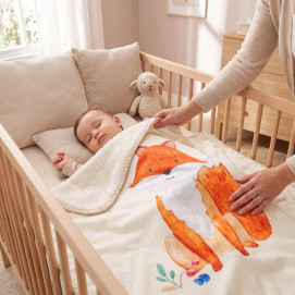 Španielska detská deka XKKO LUX 75x100 - Fox