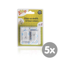 XKKO Klipy na cumlík 2ks - Scandinavian Baby Blue MIX 5x2ks (VO balenie)