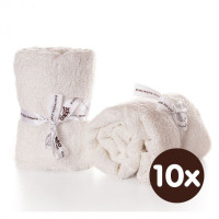 Bambusové froté plienky XKKO BMB 60x60 - Natural 10x2ks VO bal.