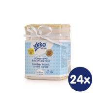 Viacvrstvé plienky XKKO Organic (4/6/4) - BirdEye Newborn Natural 24x6ks (VO bal.)