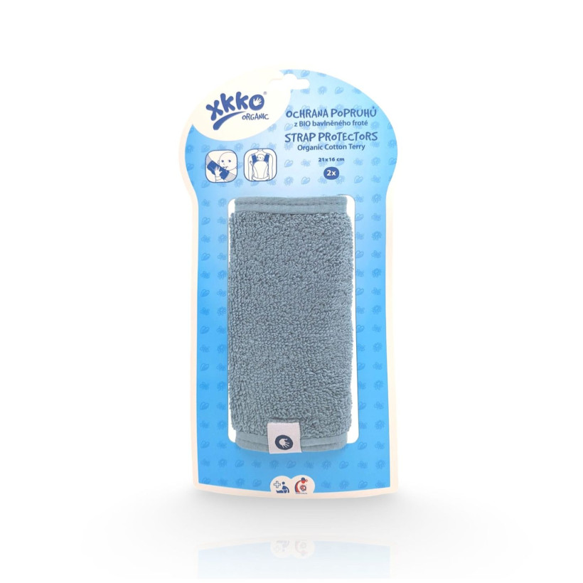 Ochrana popruhov nosidla alebo autosedačky XKKO Organic – Mountain Spring