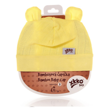 Bambusová čiapočka XKKO BMB - Lemon