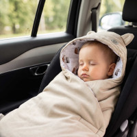 Zavinovací fusak do autosedačky XKKO LUX - Bear Family