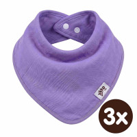 Bambusová šatka XKKO BMB - Lilac 3x1ks VO bal.