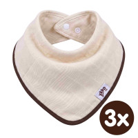 Bambusová šatka XKKO BMB - Natural 3x1ks VO bal.