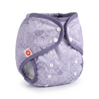 Vrchné plienkové nohavičky XKKO One Size - Safari Lavender Aura