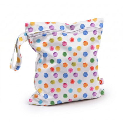 Nepremokavé vrecko XKKO Veľkosť S  - Watercolour Polka Dots