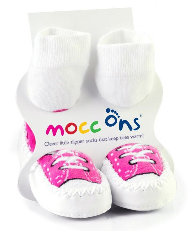 Baleríny Mocc Ons  Sneakers Pink - Veľkosť 18-24m