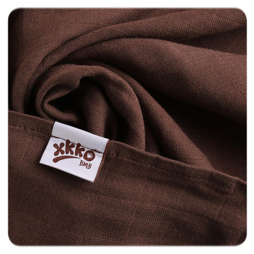 Bambusové plienky XKKO BMB 70x70 - Choco MIX 3ks