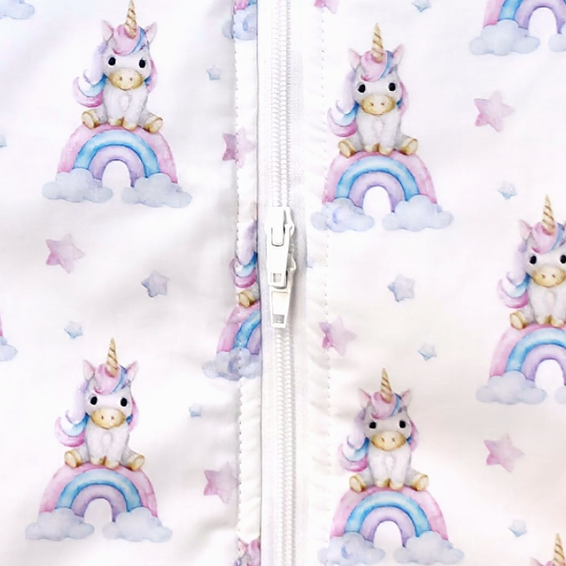 Multifunkčný detský spací vak 2v1 XKKO LUX - Unicorns