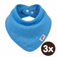 Bambusová šatka XKKO BMB - Cyan 3x1ks VO bal.