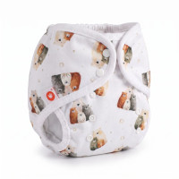 Vrchné plienkové nohavičky XKKO One Size - Bear Family