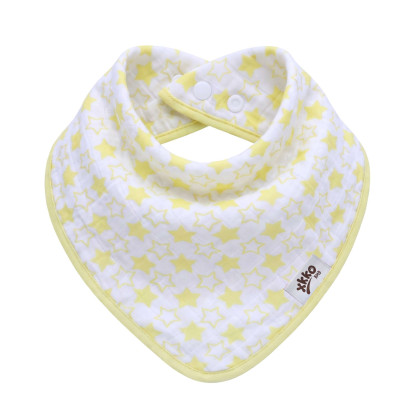 Bambusová šatka XKKO BMB - Little Stars Lemon