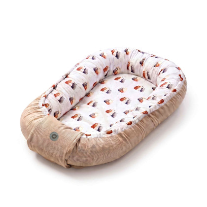 Obojstranné hniezdo pre bábätko XKKO LUX - Bear Family
