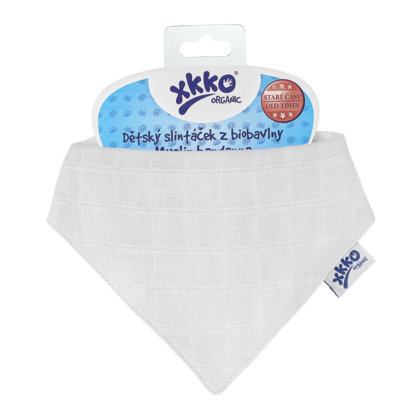 Šatka XKKO Organic Staré časy - Snow White