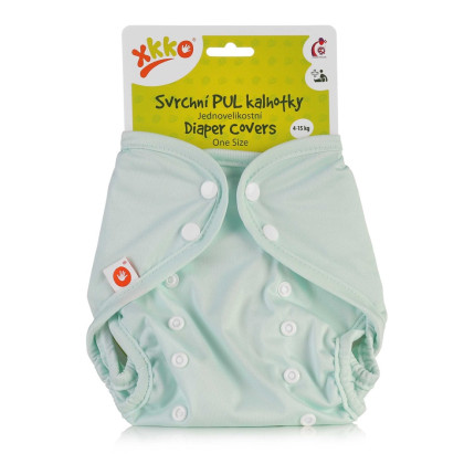 Vrchné plienkové nohavičky XKKO One Size - Pastel Mint