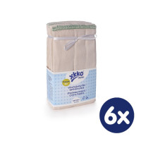 Viacvrstvé plienky XKKO Organic (4/8/4) - Premium Natural 6x6ks (VO bal.)
