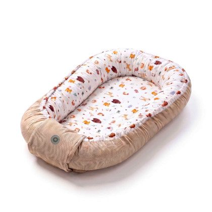 Obojstranné hniezdo pre bábätko XKKO LUX - Wild Forest