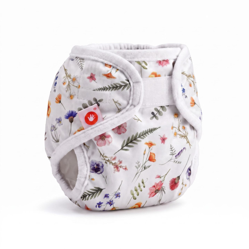 Vrchné plienkové nohavičky XKKO Newborn - Summer Meadow