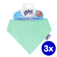 Šatka XKKO Organic Staré časy - Lights Green 3x1ks VO bal.