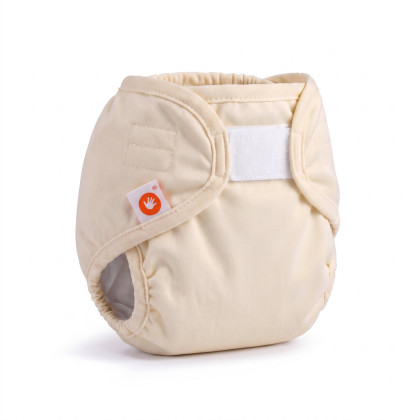 Vrchné plienkové nohavičky XKKO Newborn - Pastel Yellow
