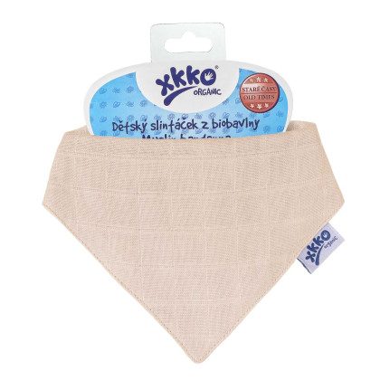 Šatka XKKO Organic Staré časy - Natural