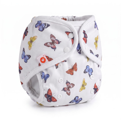 Vrchné plienkové nohavičky XKKO One Size - Butterflies