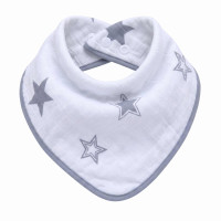Bambusová šatka XKKO BMB - Silver Stars