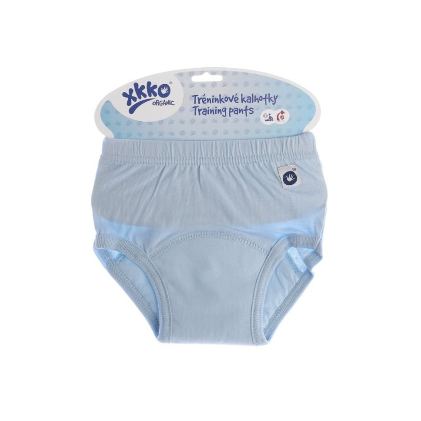 Tréningové nohavičky XKKO Organic - Baby Blue
