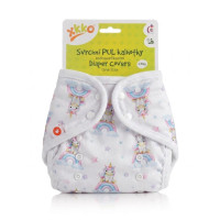 Vrchné plienkové nohavičky XKKO One Size - Unicorns