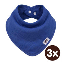 Bambusová šatka XKKO BMB - Ocean Blue 3x1ks VO bal.