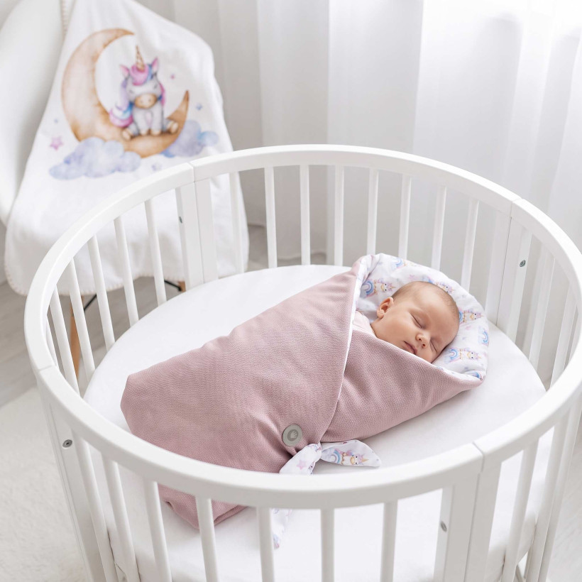 Bavlnená zavinovačka XKKO LUX s kokosovou vložkou - Unicorns