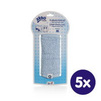 Ochrana popruhov nosidla alebo autosedačky XKKO Organic – Baby Blue 5x1 bal. ( VO bal.)