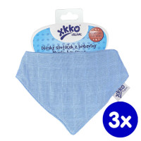Šatka XKKO Organic Staré časy - Ocean Blue 3x1ks VO bal.