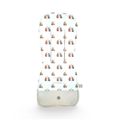 Podložka do kočíka XKKO LUX - Bear Family