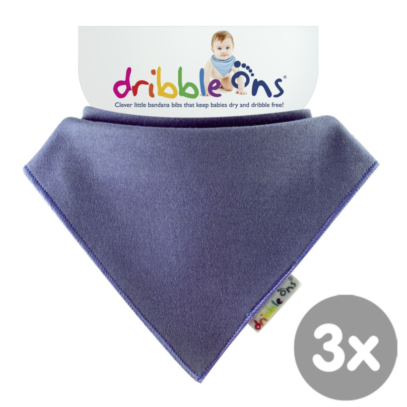 Dribble Ons Bright - Blueberry 3x1ks VO bal.